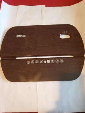 NEW STAPLES WOODGRAIN WOOD GRAIN PAPER SHREDDER TOP COVER HOUSING